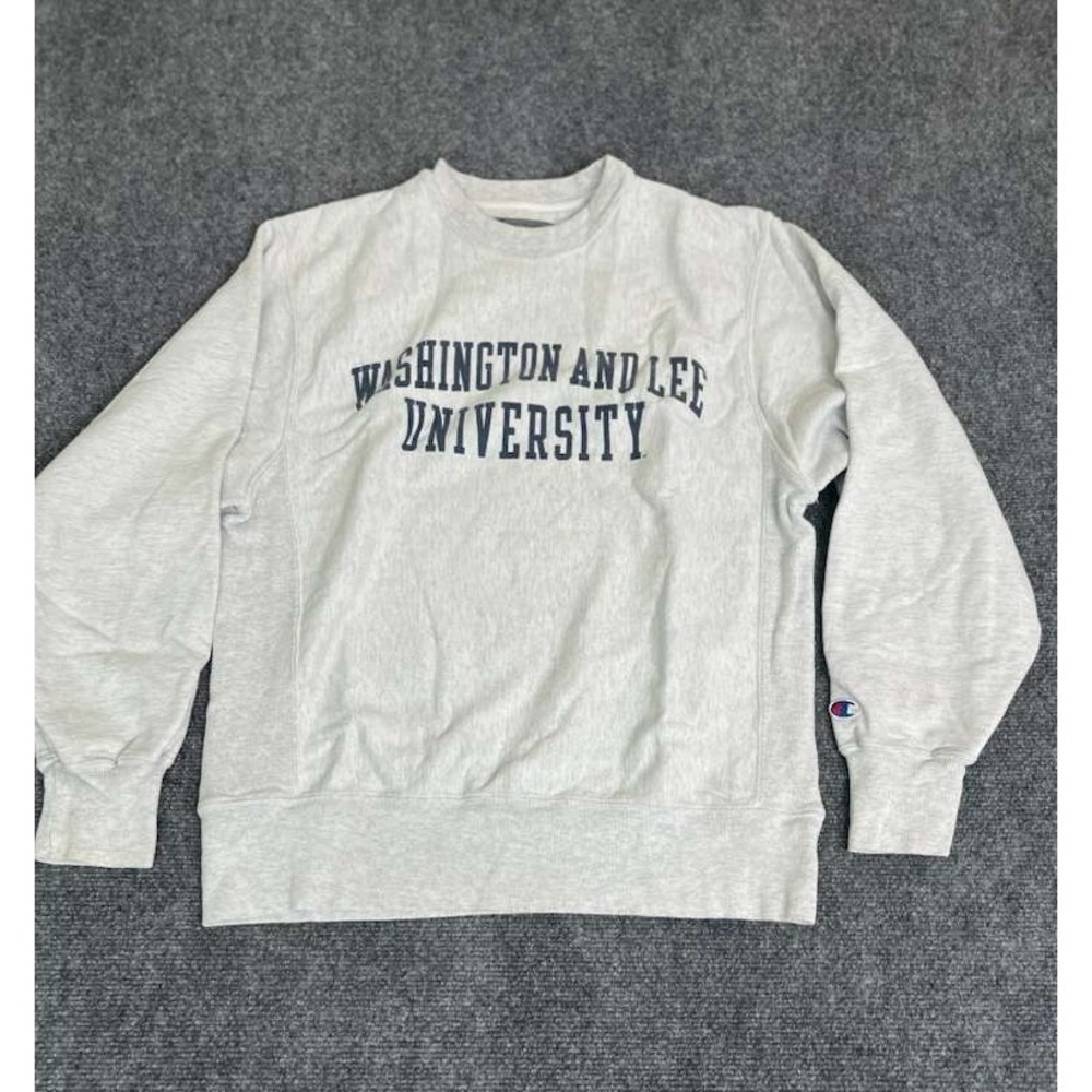 Champion Reverse Weave WASHINGTON & LEE UNIVERSITY Gray Sweatshirt Size  S VTG‎